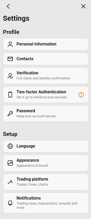olymp trade sign in, olymp trade account delete