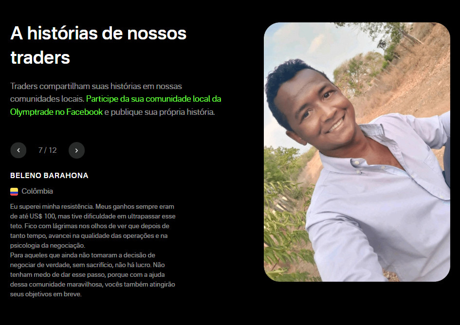 pessoas que ganharam dinheiro com olymp trade
